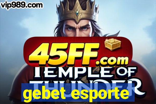 gebet esporte
